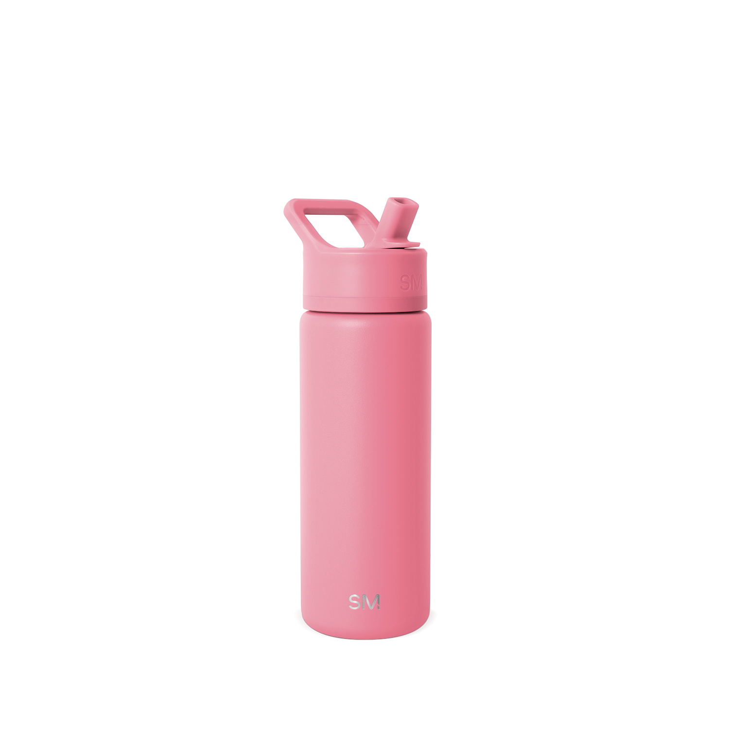 Medium pink sleeveless dress or tank top on white background